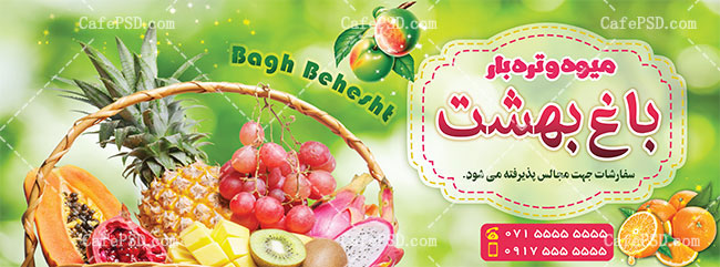بنر میوه سرا