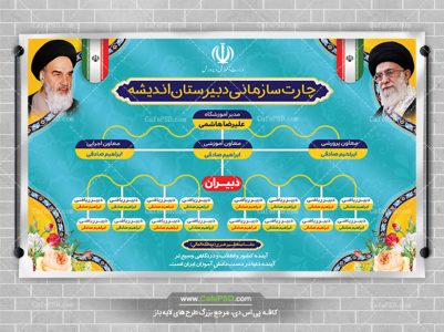 بنر چارت سازمانی مدارس