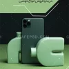 کارت ویزیت فروشگاه موبایل با تم سبز