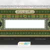طرح موکب محرم با تم سبز