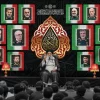بنر پشت منبر محرم با عکس فرماندهان سپاه