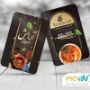 کارت ویزیت رستوران سنتی لاکچری