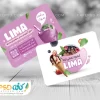 کارت ویزیت بستنی فروشی لاکچری