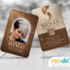 کارت ویزیت تبلیغاتی آرایشگاه زنانه