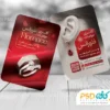 طرح کارت ویزیت لایه باز طلا فروشی