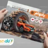 تراکت تبلیغاتی لاستیک فروشی