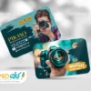 طرح کارت ویزیت لایه باز آتلیه عکاسی