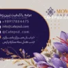 کارت ویزیت لایه باز زعفران فروشی